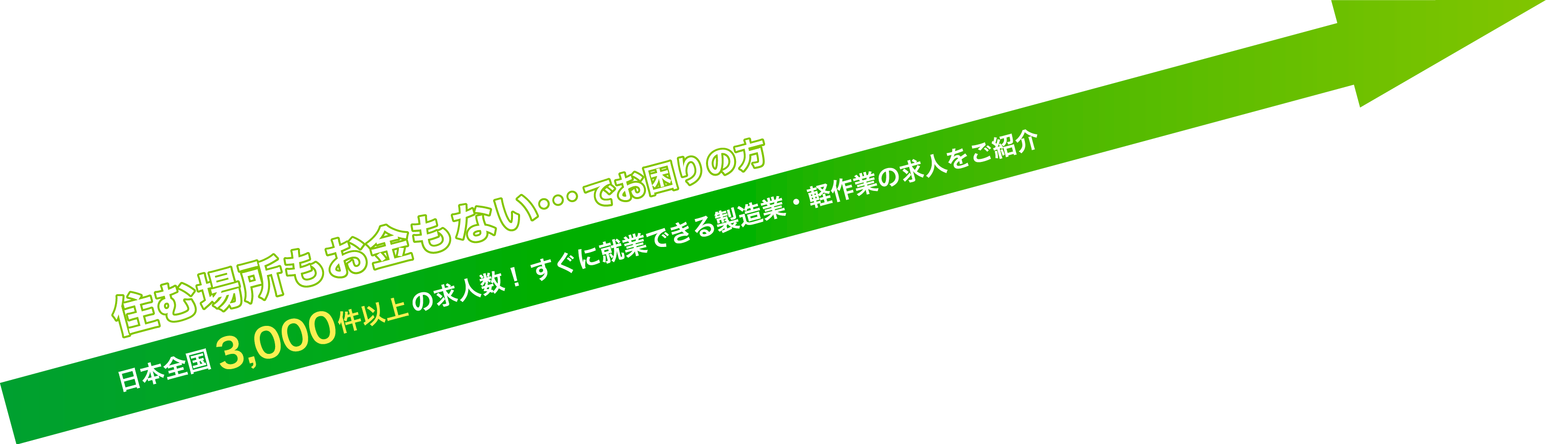 日本全国3000件以上の求人数!すぐに就業できる製造業・軽作業の求人をご紹介