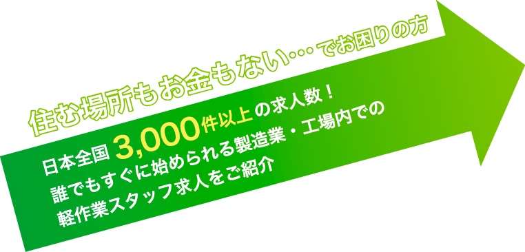 日本全国3000件以上の求人数！誰でもすぐに始められる製造業・工場内での軽作業スタッフ求人をご紹介