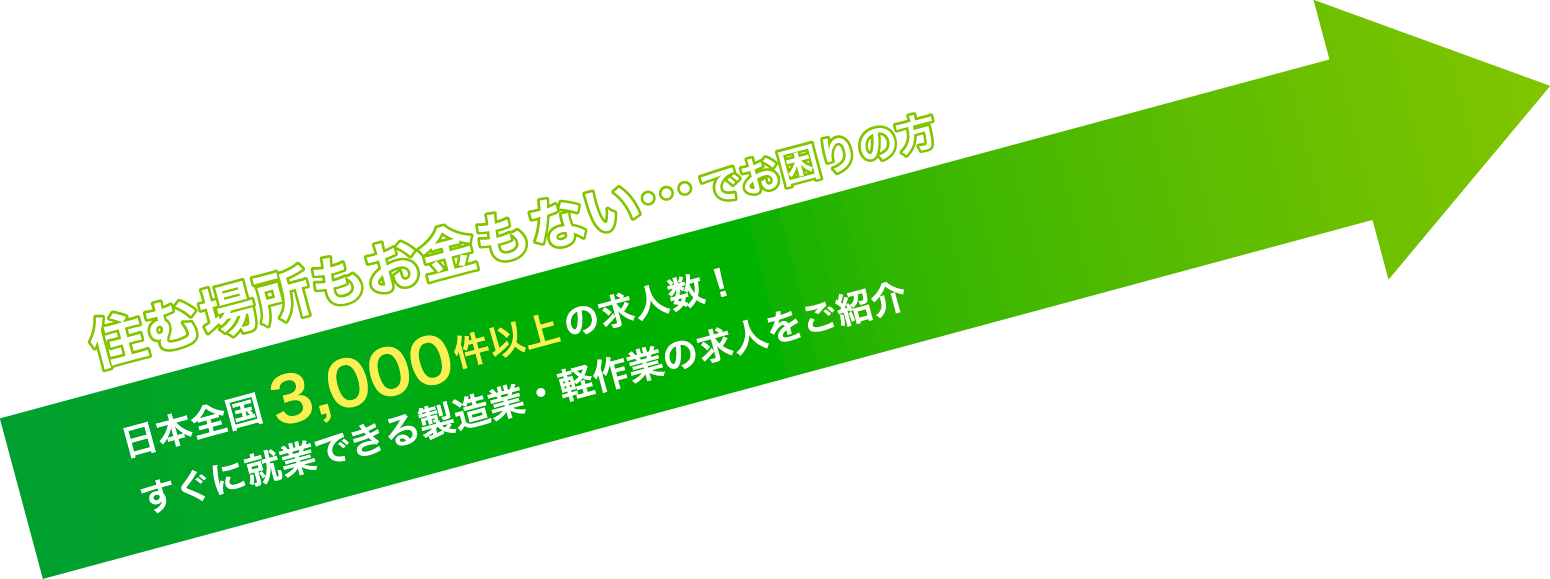 日本全国3000件以上の求人数!すぐに就業できる製造業・軽作業の求人をご紹介